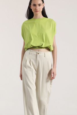 Imagen 2 del producto Polera englobada liola mujer verde