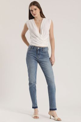 Jeans skinny Liola mujer azul