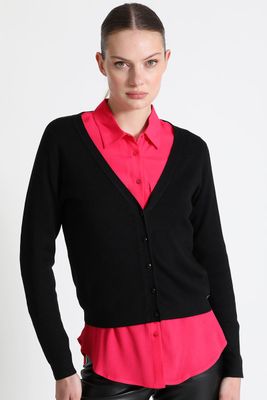 Cárdigan Tejido Negro Liola