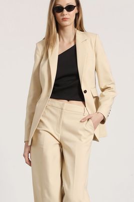 Imagen 2 del producto Blazer entallado clásico Liola mujer beige