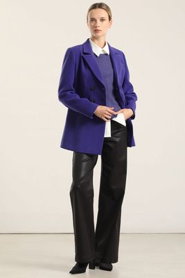 Imagen 2 del producto Blazer Entallado Doble Cruce, Azulino Liola