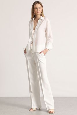 Imagen 2 del producto Blusa amarras Liola mujer crudo