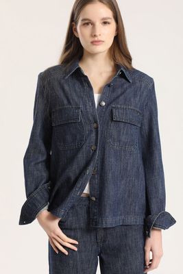 Imagen 2 del producto Sobrecamisa recta denim Liola mujer azul