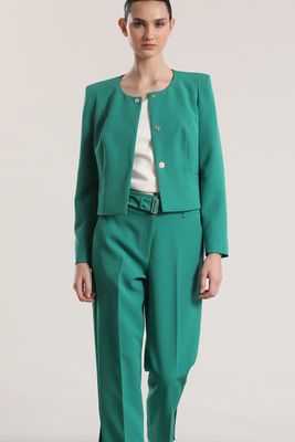 Imagen 2 del producto Chaqueta corta Liola mujer verde