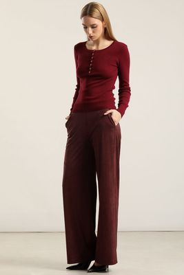 Imagen 2 del producto Jersey Punto Basico, Burdeo Liola