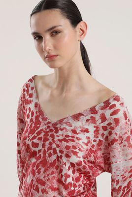 Imagen 2 del producto Tejido estampado liola mujer rosa