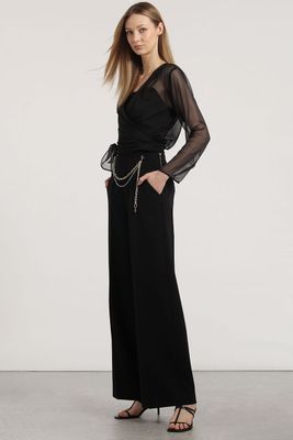 Imagen 2 del producto Pantalón cadena desmontable liola mujer negro