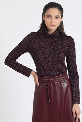 Imagen 1 del producto Beatle Fantasia Leopardo Con Hilo Metalizado, Rojo Liola