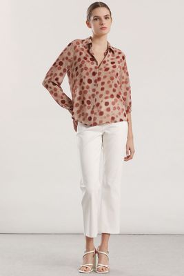 Imagen 2 del producto Blusa gasa estampado mujer Liola rosa