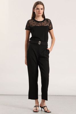 Imagen 2 del producto Polera animal print mujer Liola negro