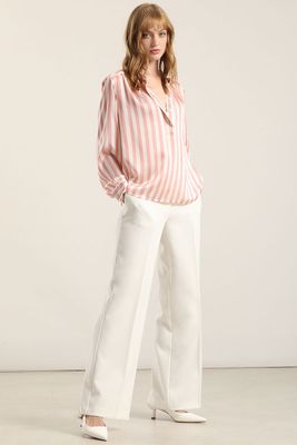 Imagen 2 del producto Blusa Satin Listado, Rosa Liola