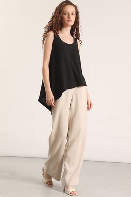 Imagen 2 del producto Top asimétrico Liola mujer negro