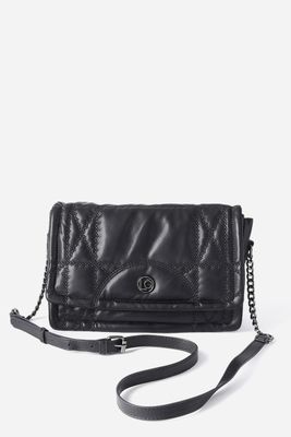 Cartera mediana acolchado Liola negro