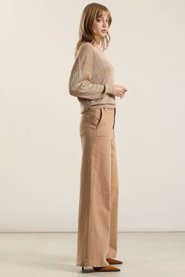 Imagen 2 del producto Jeans color palazzo, camel Liola
