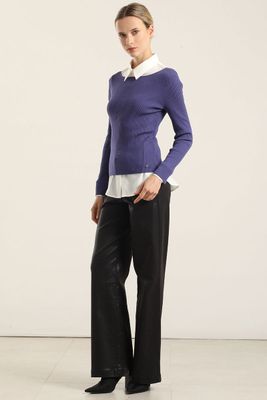 Imagen 2 del producto Jersey Punto Basico, Azul Liola