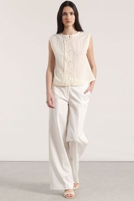 Imagen 2 del producto Top pabilos Liola mujer crudo