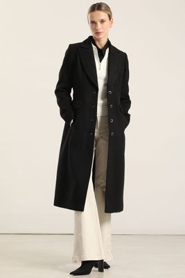 Imagen 2 del producto Abrigo Largo Lazada, Muflon Negro Liola