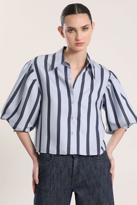 Blusa rayas Liola mujer azul