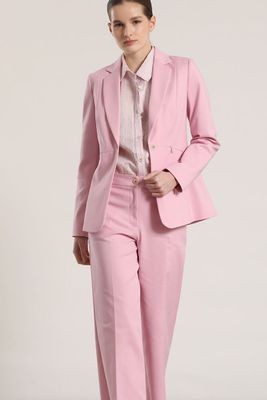 Imagen 2 del producto Pantalón ancho cropped liola mujer rosa