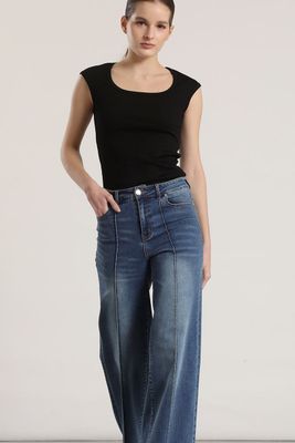 Imagen 2 del producto Jeans straight Liola mujer azul