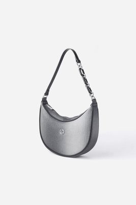 Imagen 2 del producto Cartera media luna degrade Liola negro