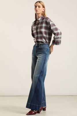 Imagen 2 del producto Jeans palazzo contraste, azul Liola