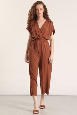 Enterito cruzado Liola mujer chocolate