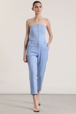 Imagen 2 del producto Top strapless Liola mujer celeste