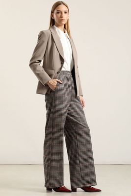 Imagen 2 del producto Pantalón ancho, tiro alto, burdeo Liola