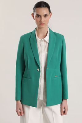 Blazer entallado Liola mujer verde