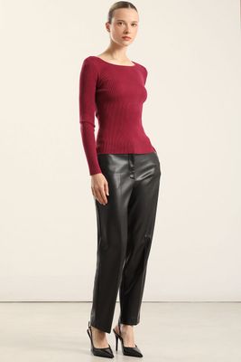 Imagen 2 del producto Jersey Punto Basico, Ciruela Liola