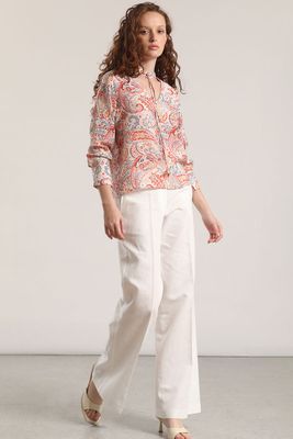 Imagen 2 del producto Blusa voile estampado Liola mujer rojo