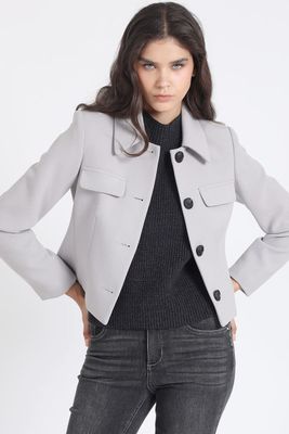 Imagen 2 del producto Chaqueta Crop Tapeta Decorativa, Gris Liola