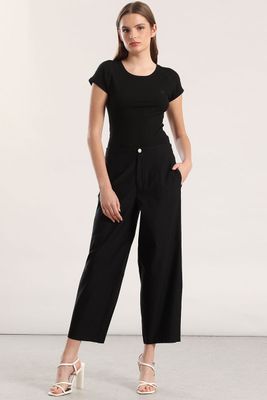 Imagen 2 del producto Polera ribb básica liola mujer negro