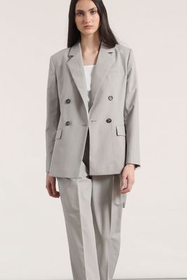 Imagen 2 del producto Blazer entallado cruce Liola mujer rosa