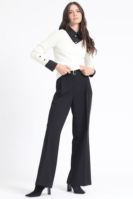 Imagen 2 del producto Sweater Tejido Punto, Boton Decorativo, Crudo Liola