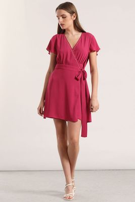 Imagen 2 del producto Vestido corto mujer Liola fucsia
