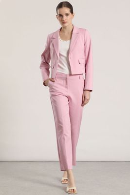 Pantalón sastre liola mujer rosa