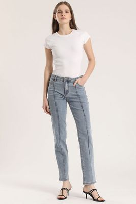 Imagen 2 del producto Jeans slim denim Liola mujer azul