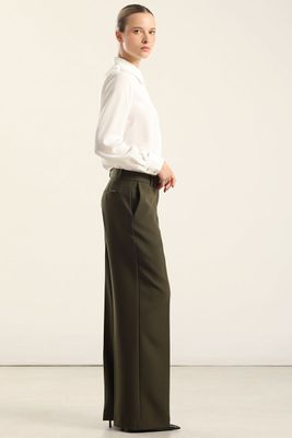 Imagen 2 del producto Pantalón recto, tiro alto, militar Liola