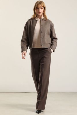 Imagen 2 del producto Chaqueta Bomber Micro Lentejuelas, Cafe Liola