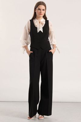 Imagen 2 del producto Chaleco sastre Liola mujer negro