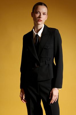 Imagen 2 del producto Chaqueta bolsillos cargo, negro Liola