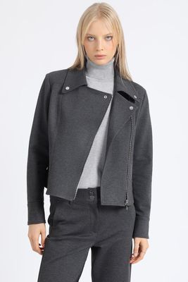 Chaqueta Biker, Gris Liola