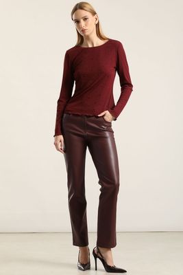 Imagen 2 del producto Top Aplicacion Strass, Negro Liola