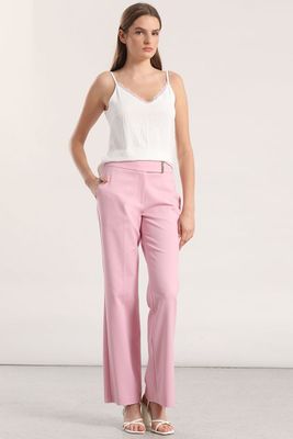 Imagen 1 del producto Pantalón flare liola mujer rosa