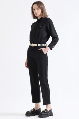 Imagen 2 del producto Camisa Boton Joya, Negro Liola