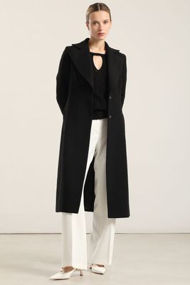 Imagen 1 del producto Abrigo Largo Basico, Muflon Negro Liola