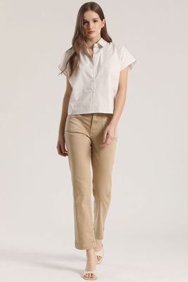 Imagen 1 del producto Jeans slim procesado Liola mujer camel