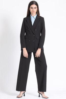 Imagen 2 del producto Blazer Clásico Cruzado Negro Liola